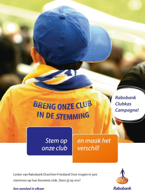 Steun ons: Rabobank Clubkas Campagne